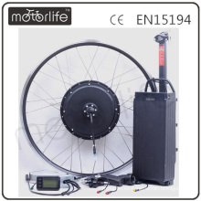 MOTORLIFE 48v e-bike kit de conversión frontal motor de cubo de accionamiento directo 500w-1000w